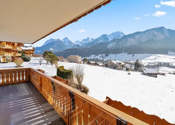 Appartement Spacieux Et Confortable Château-d'Œx